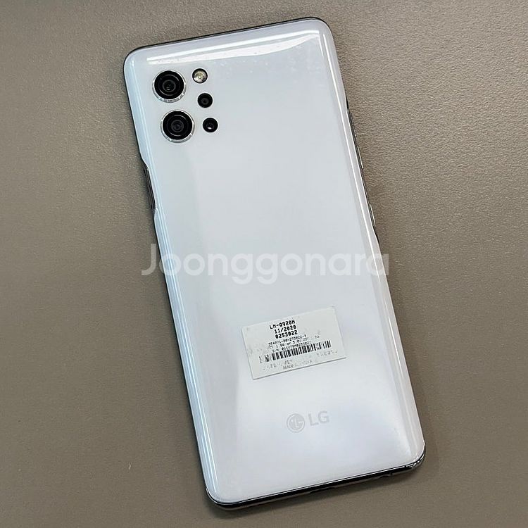 LG Q92 화이트색상 128용량 미파손 무잔상 상태좋...--1