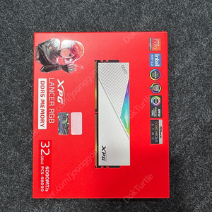 DATA DDR5-6000 CL30 LANCER RGB 화이트 64GB (32x2) 서린정품 팝니다.