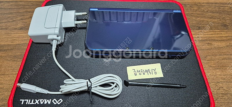 뉴닌텐도 3DS XL 메탈릭블루 (충전기+포켓몬 뱅크 ...--0