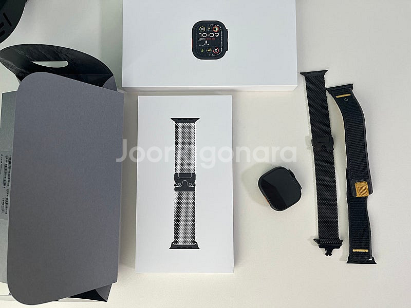 [급매] 애플워치 울트라2 블랙 밀레니즈루프버전 팝니다--0