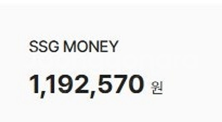 신세계 SSG머니(쓱머니) 96% 판매합니다.(신세계상...--0