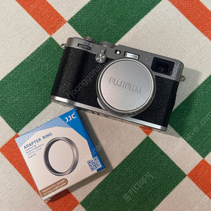 후지필름 X100F 카메라 + jjc 어댑터링 + 샌디스크 128g sd카드