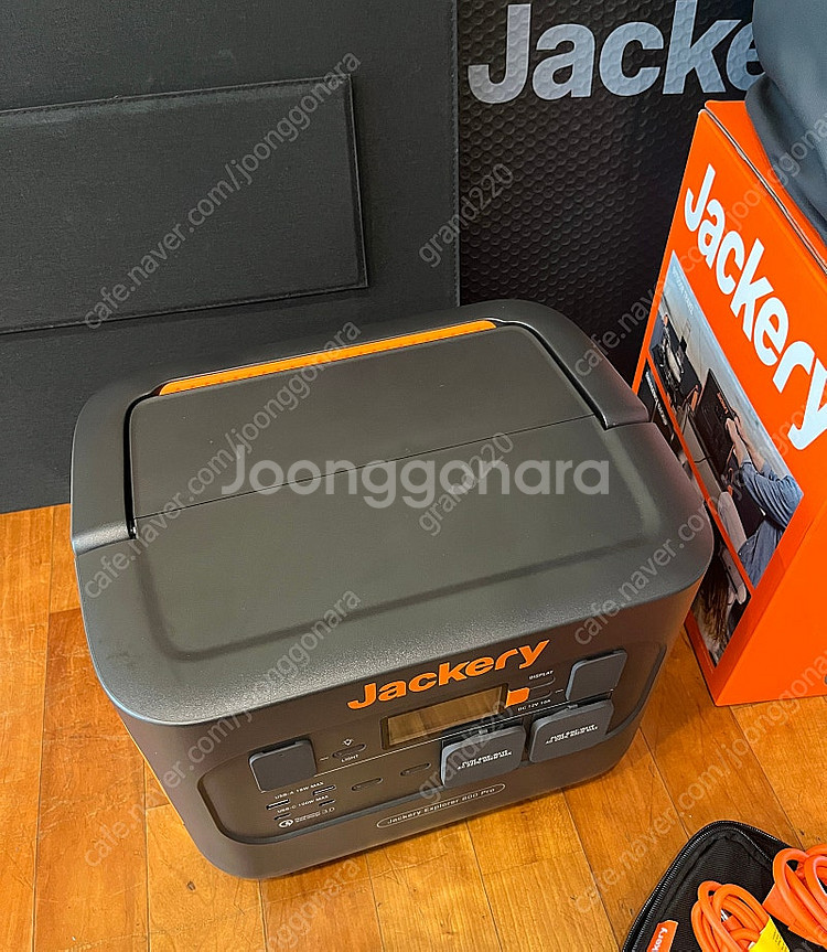 파워뱅크 잭커리 800pro + 태양광 패널 100w ...--1