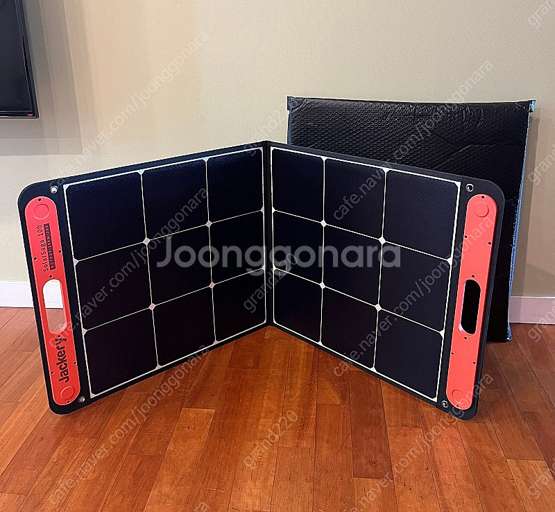 파워뱅크 잭커리 800pro + 태양광 패널 100w ...--3
