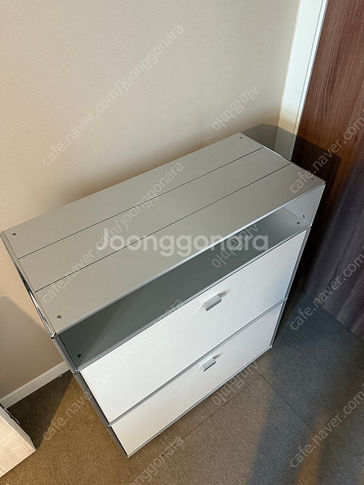 플랫포인트 DOB 125 화이트 3단 수납장--1