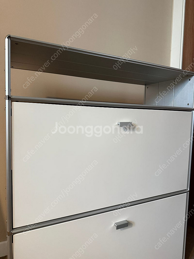 플랫포인트 DOB 125 화이트 3단 수납장--2