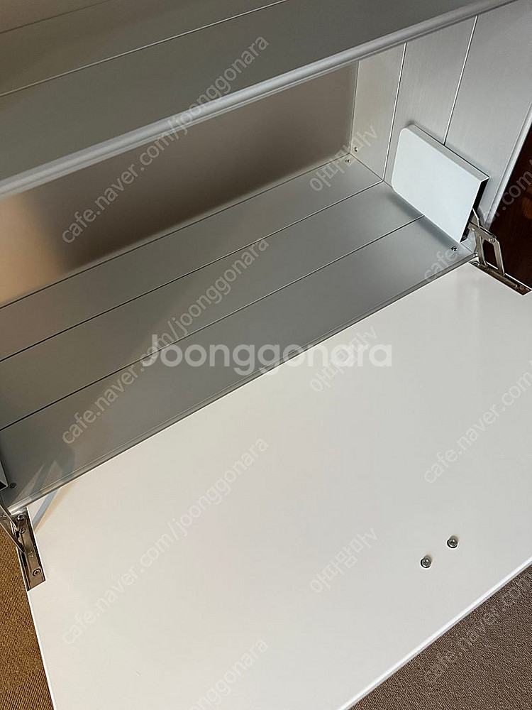 플랫포인트 DOB 125 화이트 3단 수납장--4