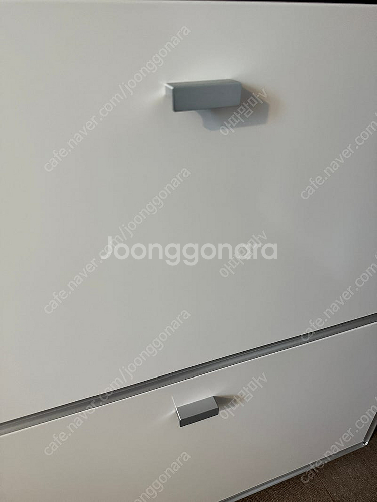 플랫포인트 DOB 125 화이트 3단 수납장--8