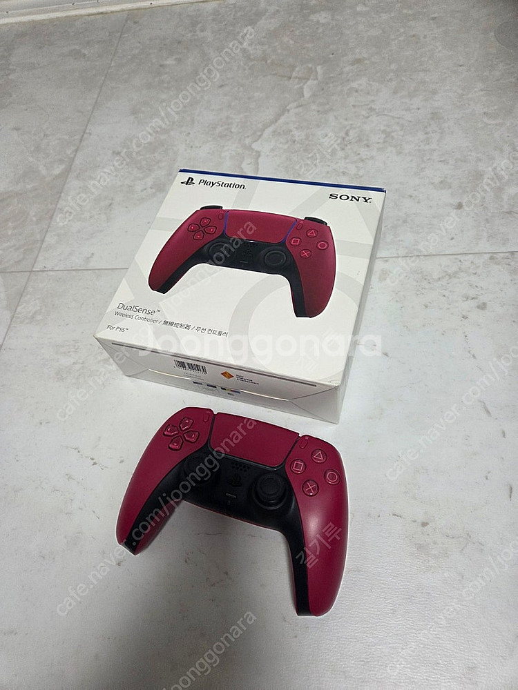 PS5 듀얼센스 코스믹 레드--1