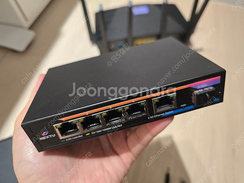 NEXT-7255GH 2.5Gbps 5포트 스위치허브 ...--0