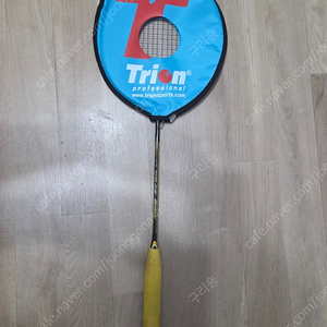 트라이온 XO 옐로우 배드민턴 라켓 미세사용품