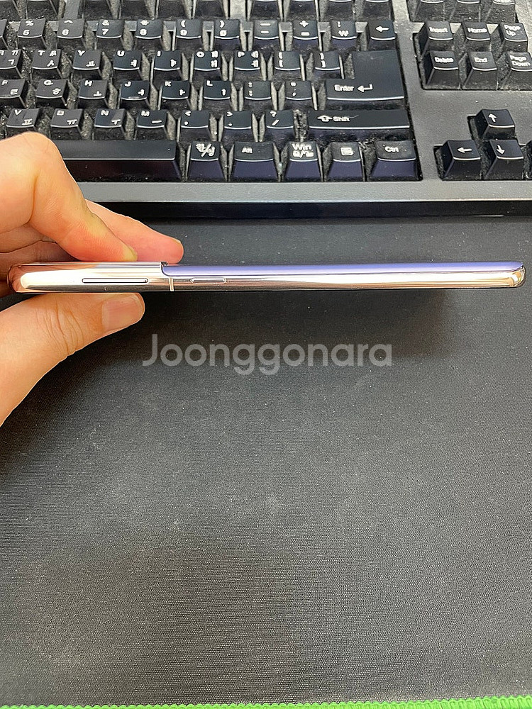갤럭시S21플러스 팬텀바이올렛 256GB 무잔상 상태좋...--4