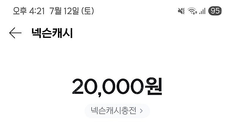넥슨 플레이 포인트(캐시) 20000원--0