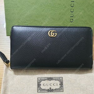 구찌 마몬드 지퍼 장지갑