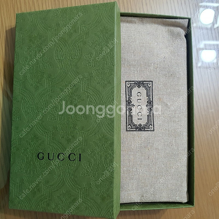 구찌 마몬드 지퍼 장지갑--2