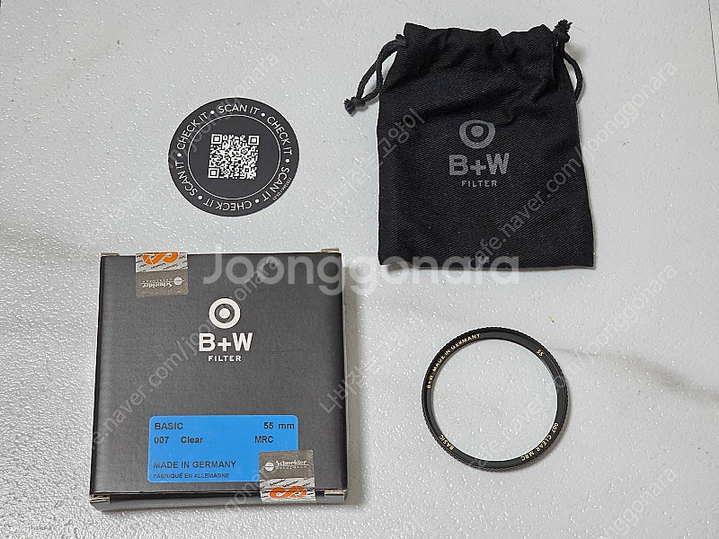 슈나이더 BW필터 BASIC 007 Clear 55mm--0