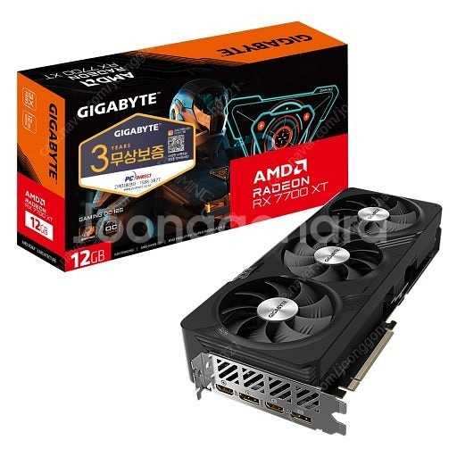 기가바이트 rx 7700xt 12gb gaming oc--2