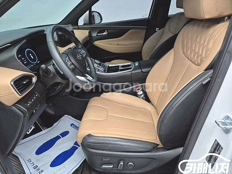 [현대]더 뉴 싼타페 하이브리드 1.6 2WD 캘리그래피 (5인승) 2023 년 휘발유 하이브리드 중고 중고차 전액...--2