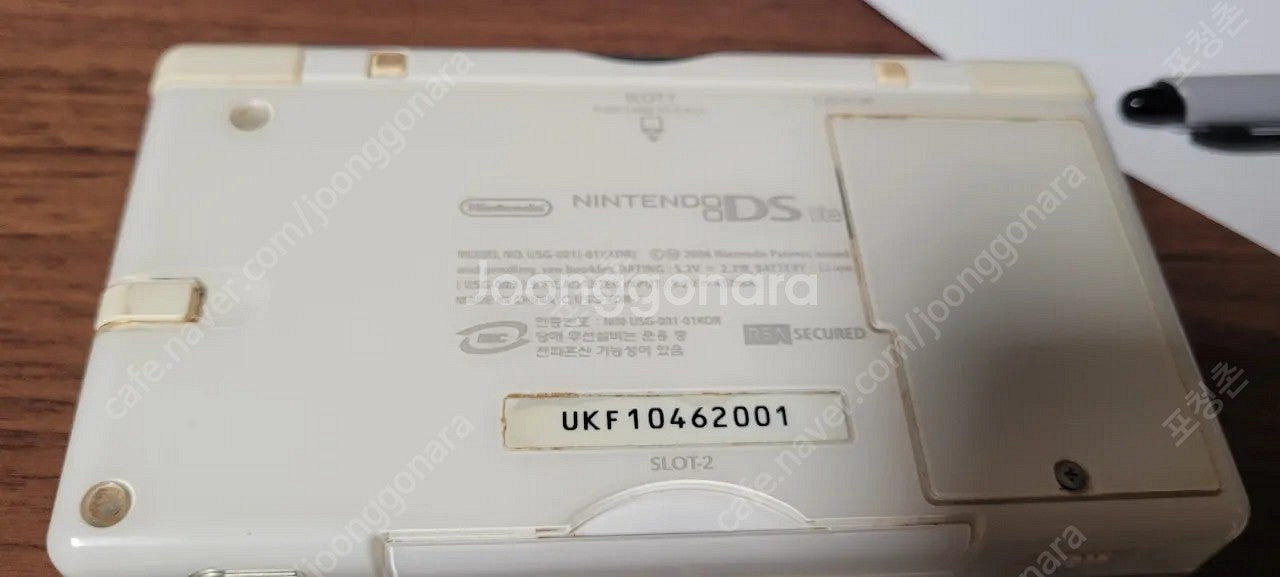 닌텐도ds dslite ndsl 흰색 포켓몬디아루가 같...--1