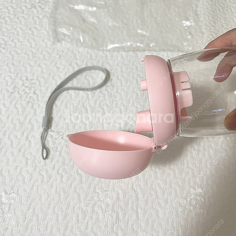 강아지 휴대용 산책 머쉬룸 물병 반려동물 물통--2