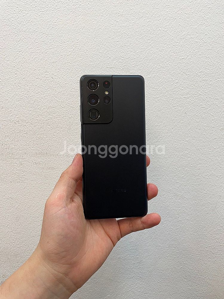 갤럭시S21울트라 블랙 512GB 무잔상 상태좋은 중고...--1