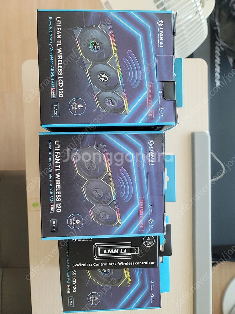 리안리 UNI FAN TL Wireless 120 블랙--0
