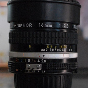 니콘16mm 2.8 어안랜즈 판매