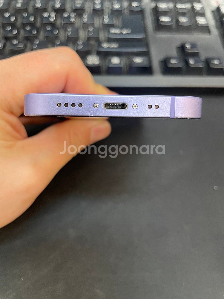 아이폰12미니 퍼플 128GB 상태좋은 중고19만팝니다...--5