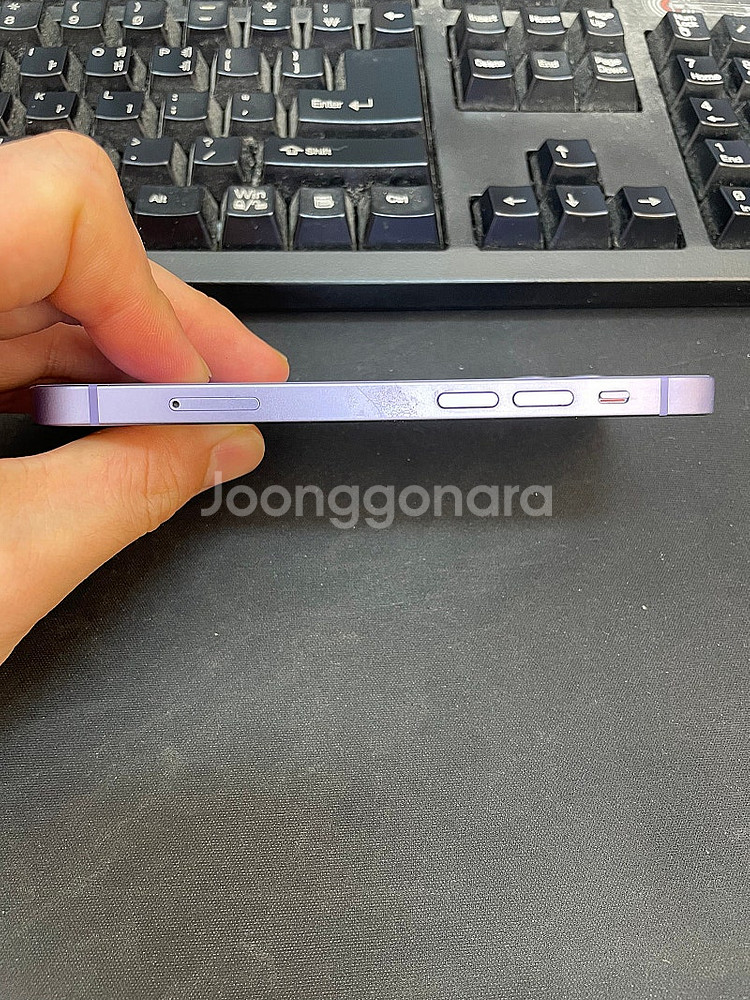 아이폰12미니 퍼플 128GB 상태좋은 중고19만팝니다...--6