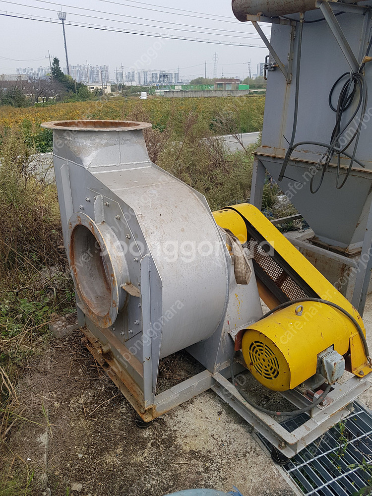 [중고] 7.5마력 올스테인레스 송풍기 스탠 380V ...--1