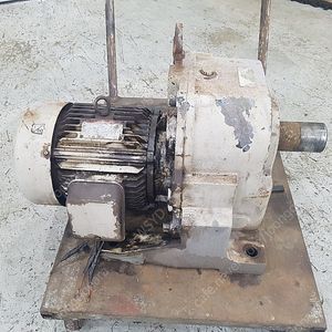중고 7.5마력 감속모터 1/60 380V 삼상