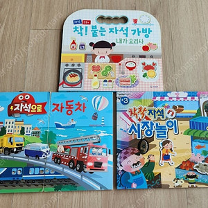 자동차, 시장, 요리사 자석 놀이