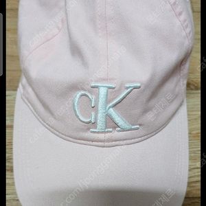 ckj (켈빈클라인진) 엠브로리더리 볼캡 핑크