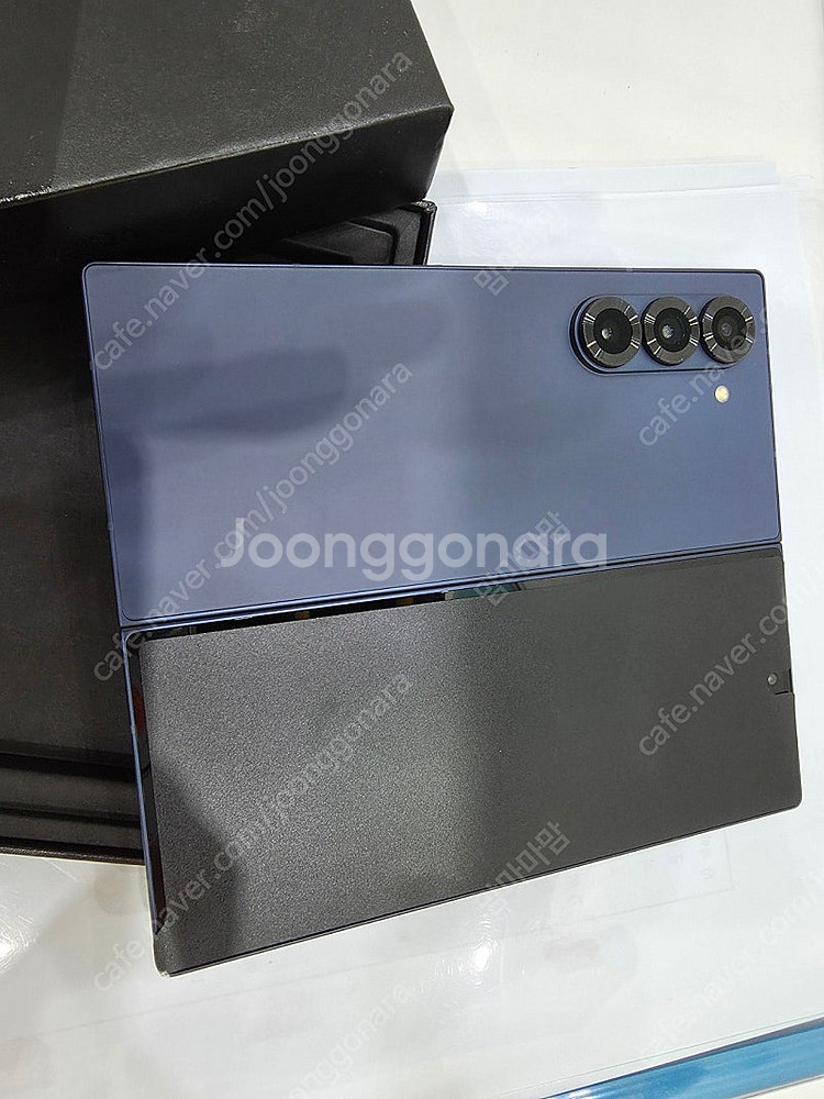 갤럭시 z폴드6 네이비 256gb 자급제 올갈이제품--7