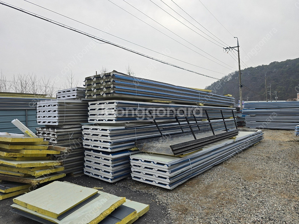 지붕판넬 50T 75T 100T, osb합판 장당 8,...--7