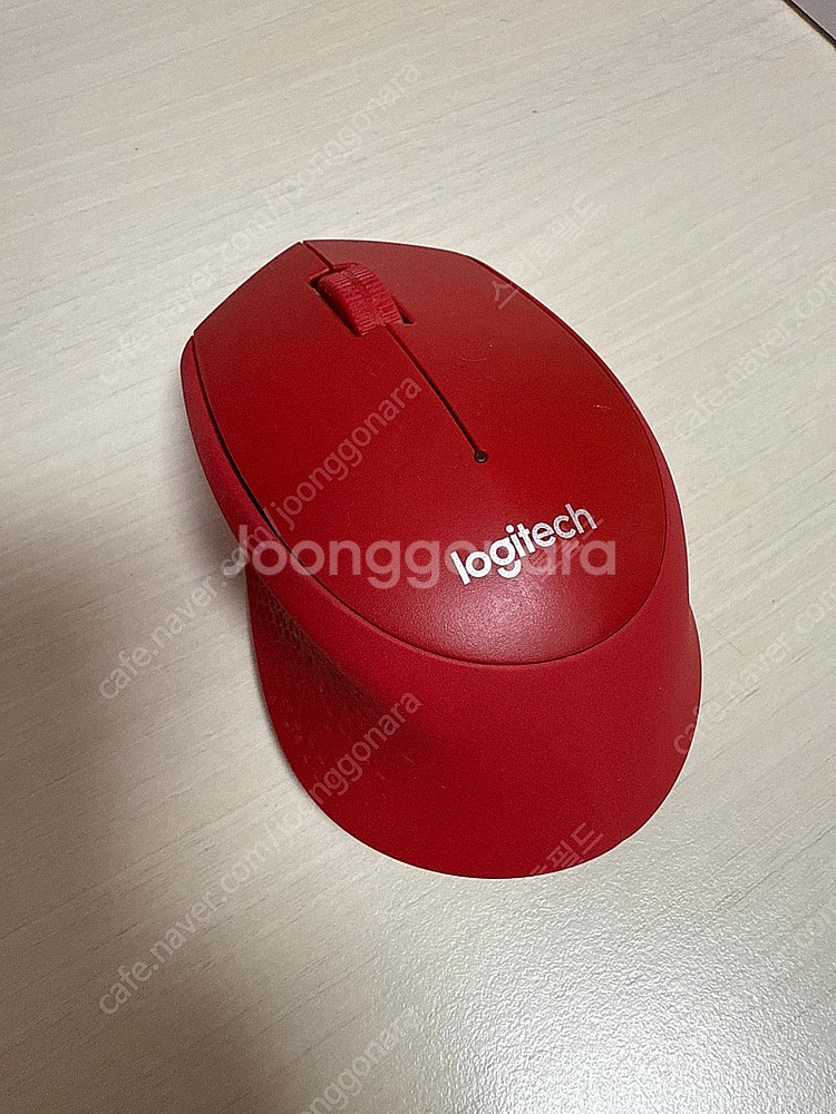 로지텍 m280 무선 마우스 레드 새상품--0