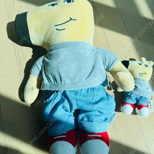 (미사용 세트 / 인형+키링) 칠가이 인형 40cm, chill guy 40cm인형+칠가이 키링세트, 애착인형