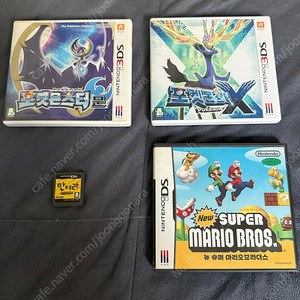 (닌텐도 DS & 3DS) 포켓몬스터 문, 포켓몬스터 X, 뉴슈퍼마리오브라더스 DS, 만져라 DS