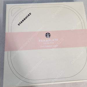 스타벅스 팬앤플레이트 크림핑크 미개봉