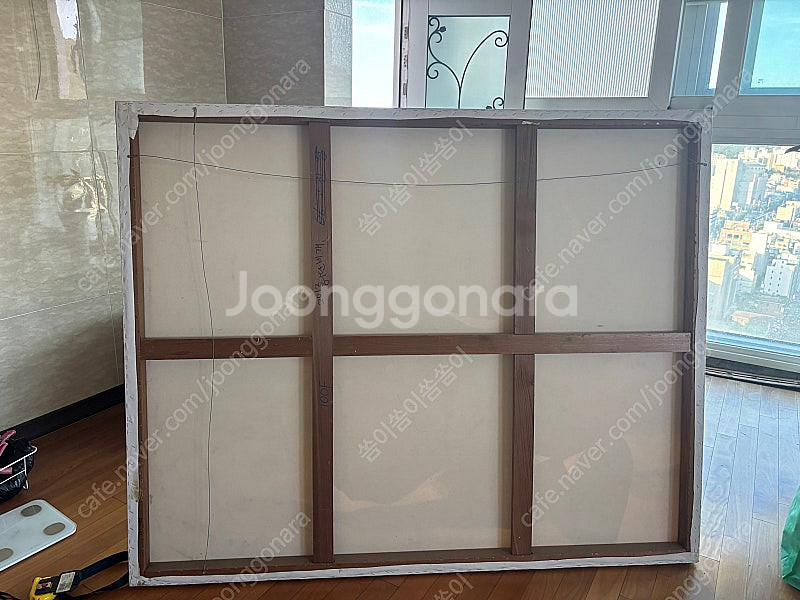 캔버스 정왁구 4만원 중고 그림 그려져 있어요--0