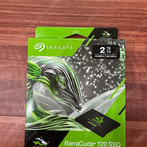 (미개봉) 씨게이트 바라쿠다 ssd 2tb 판매합니다.
