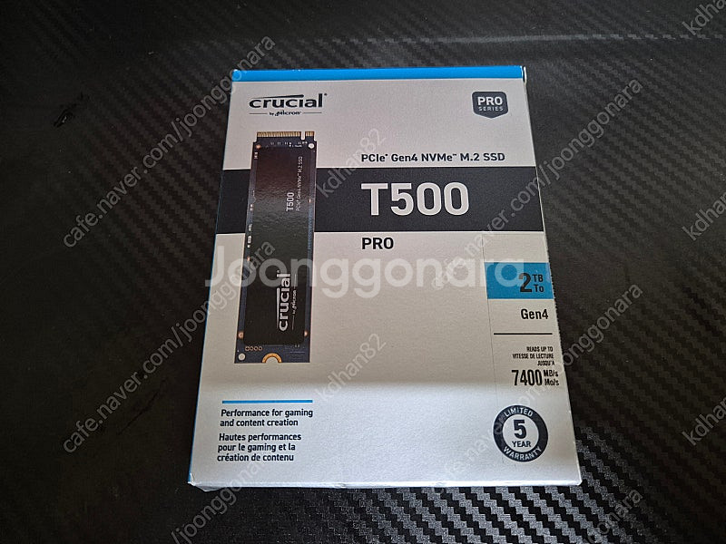 [미개봉] SSD Crucial T500 2TB 팝니다...--0