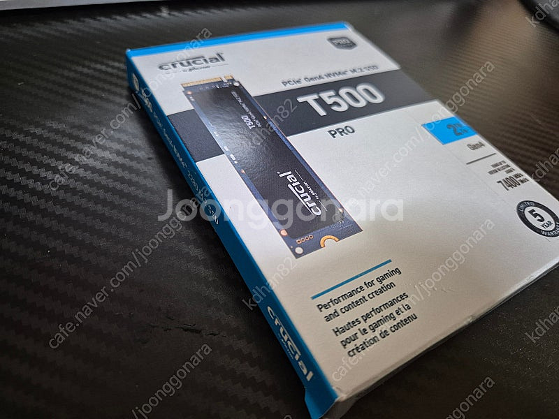 [미개봉] SSD Crucial T500 2TB 팝니다...--1