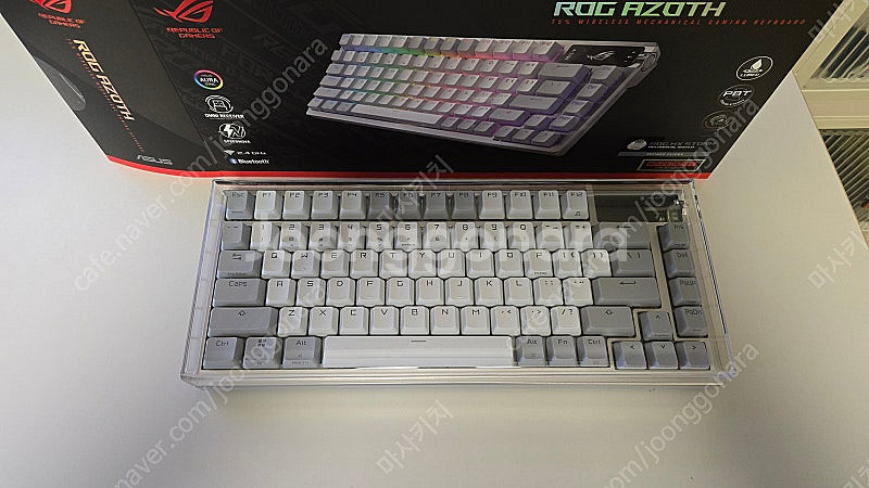 ROG AZOTH NX 화이트 PBT STORM 청축+...--3