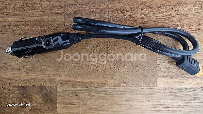 블루에티 제품, 파워뱅크용 XT60-시거잭 충전케이블--4