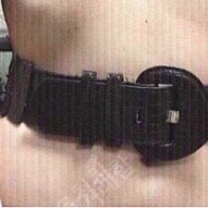 새제품ㅡ 악어 가죽 무늬 밴딩벨트