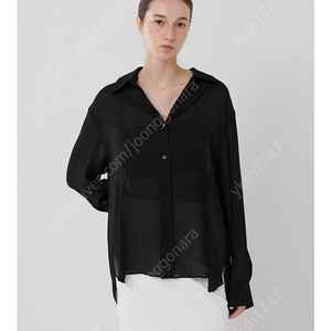 구해요)수아마르 dale sheer shirt 블랙