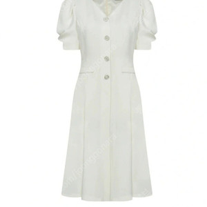 상태최상)정가30만 라인어디션 원피스 크림화이트