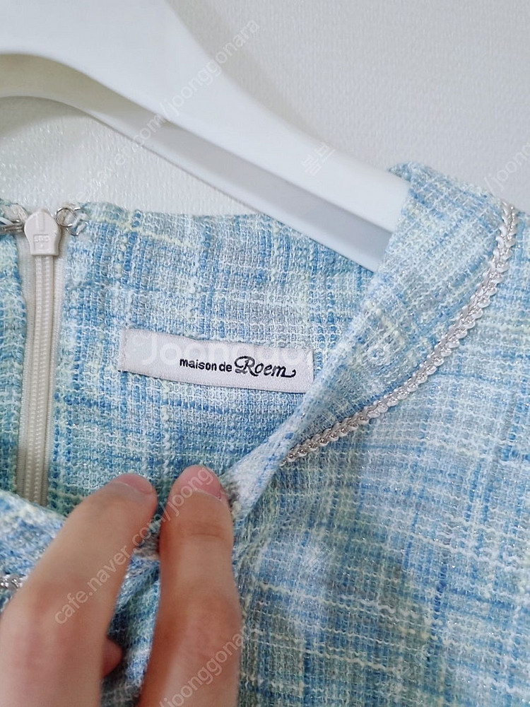 쿨톤맞춤🩵로엠 트위드 원피스 새상품 쿨톤--3