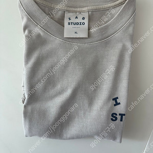 [XL] 아이앱 피그먼트 티셔츠 오트밀